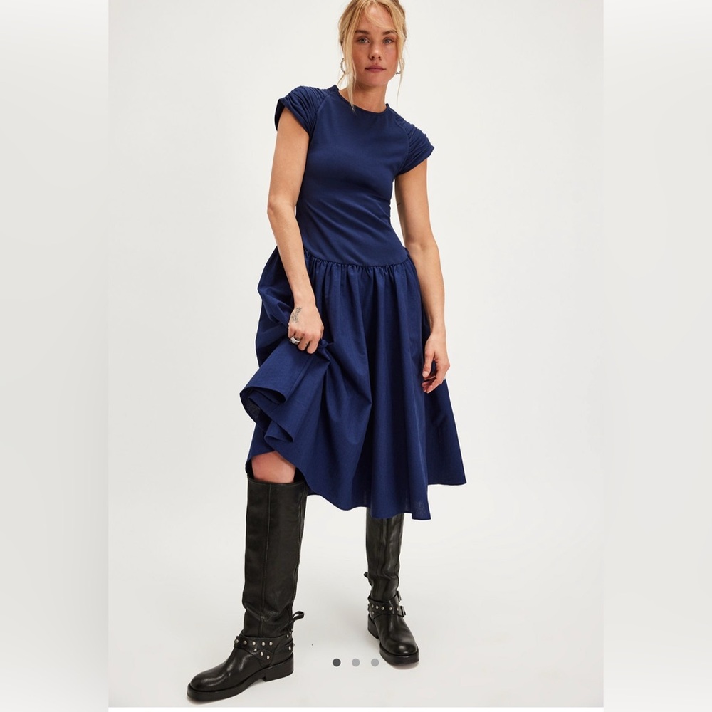 Free People Afternoon Elegance Midi Dress